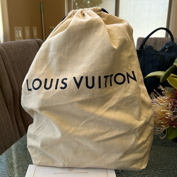 LOUIS VUITTON NOÊ BUCKET BAG IN TOLEO BLUE STRIATED EPI LEATHER W/ COA - Picture 2 of 13